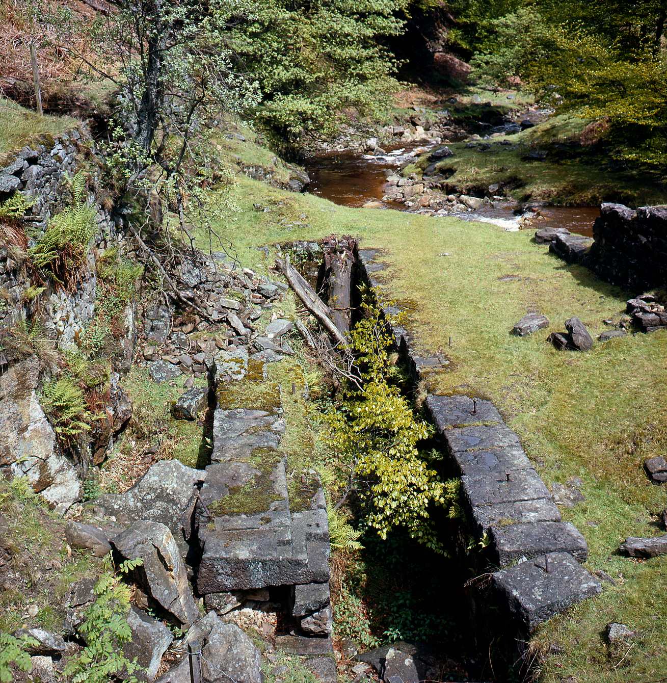 Wheelpit Merryfield Mine Greenhow 1971